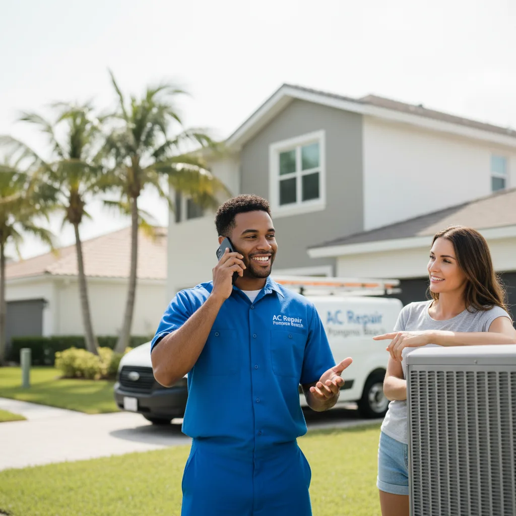 AC Repair Pompano Beach customer support in Highgate Center